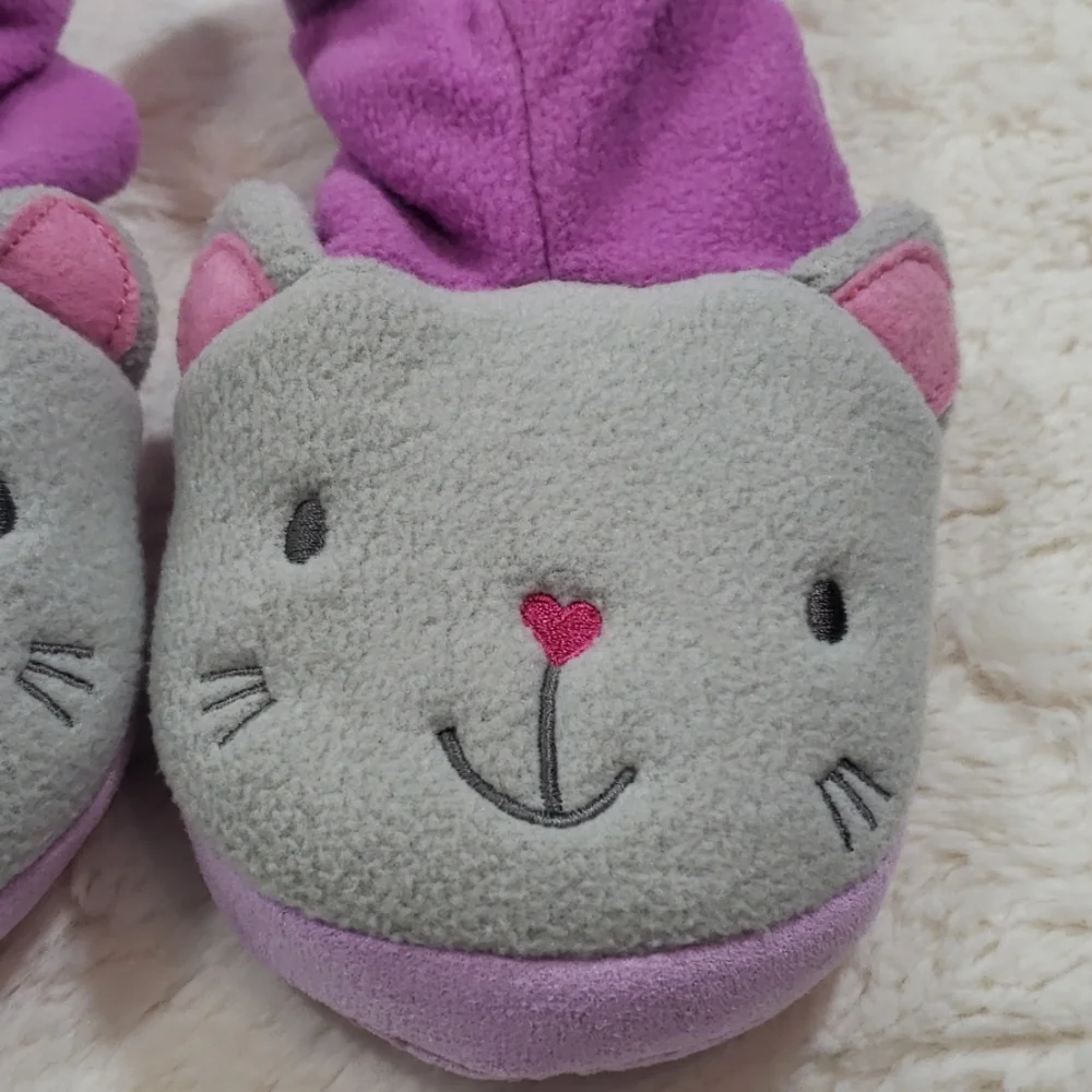 Cat Slipper Moccasins size 2/3T